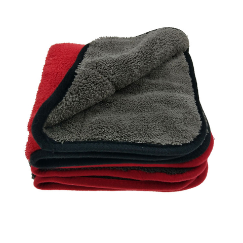 custom 1200gsm microfiber car drying wash cleaning towel