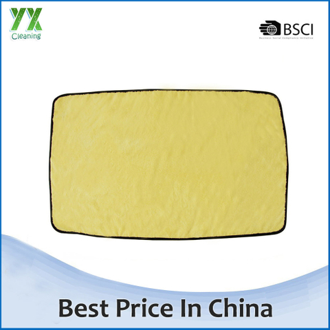 Large size orange car detailing drying towel