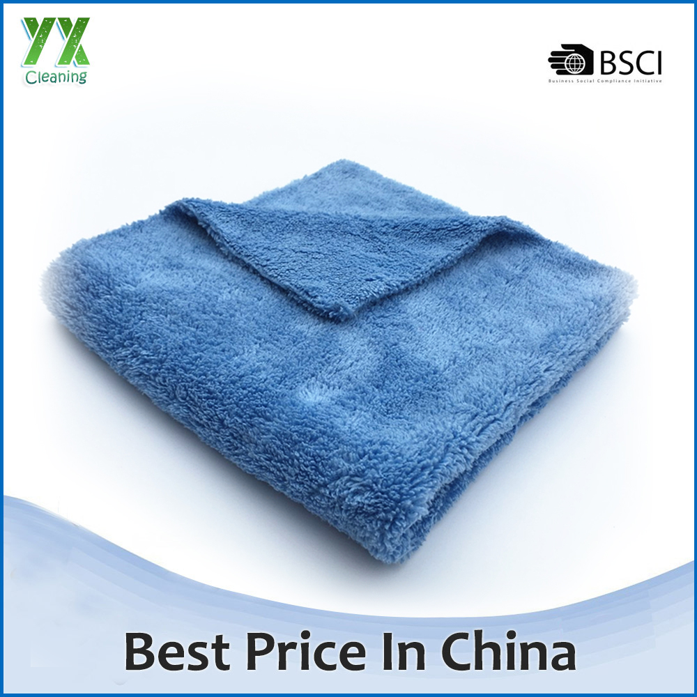 Edgeless microfiber custom gym towel for car cleaning