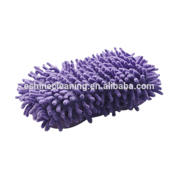Microfiber Car Wash Sponge Pad with Mesh