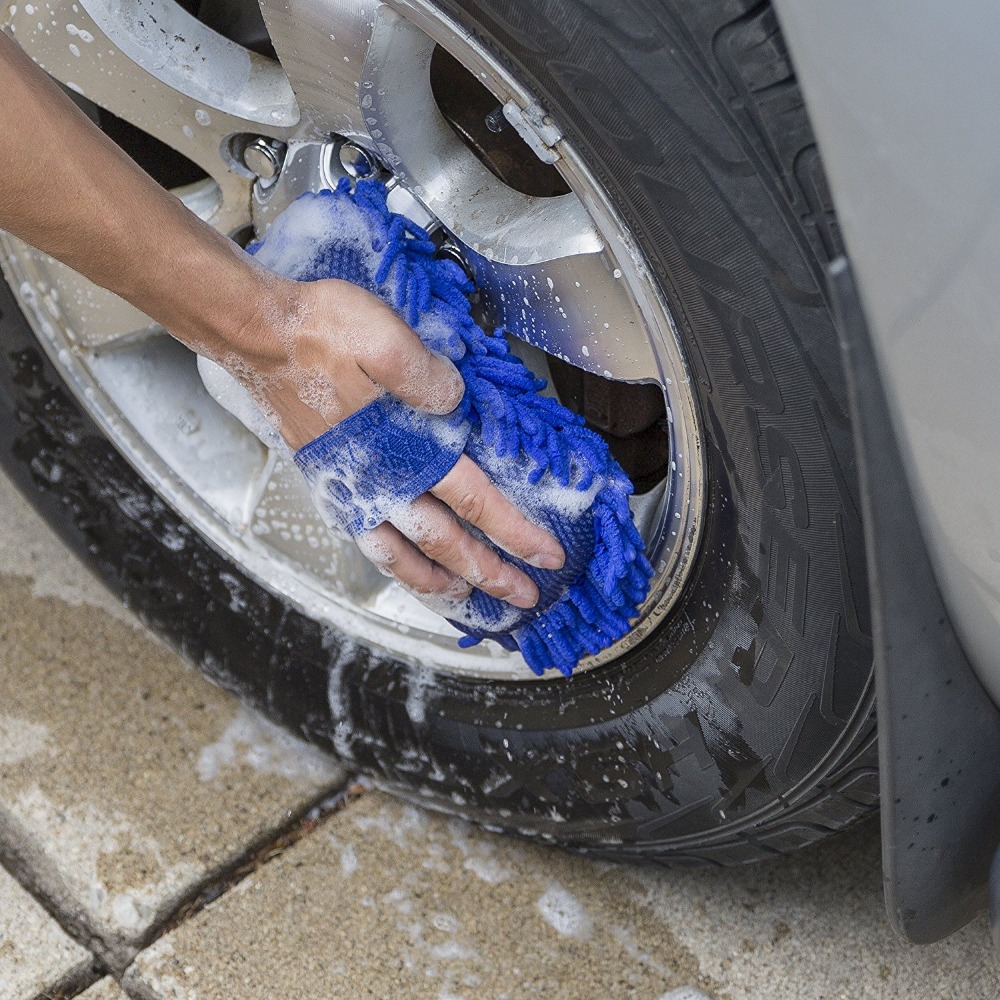 Ultimate Car Wash Sponge with Microfiber cleainng cloth