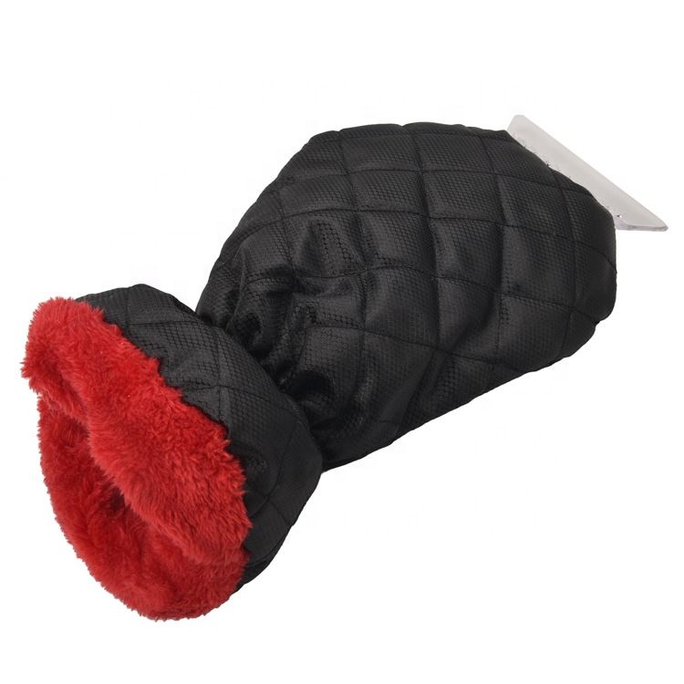 Auto With For Cleaning Car Windshield Gloves Glove Plastic Ice Scraper Mitt
