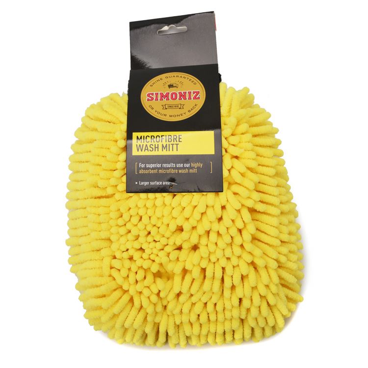 Factory supply Super Premium Double Sided Cleaning car glove microfiber chenille wash mitt