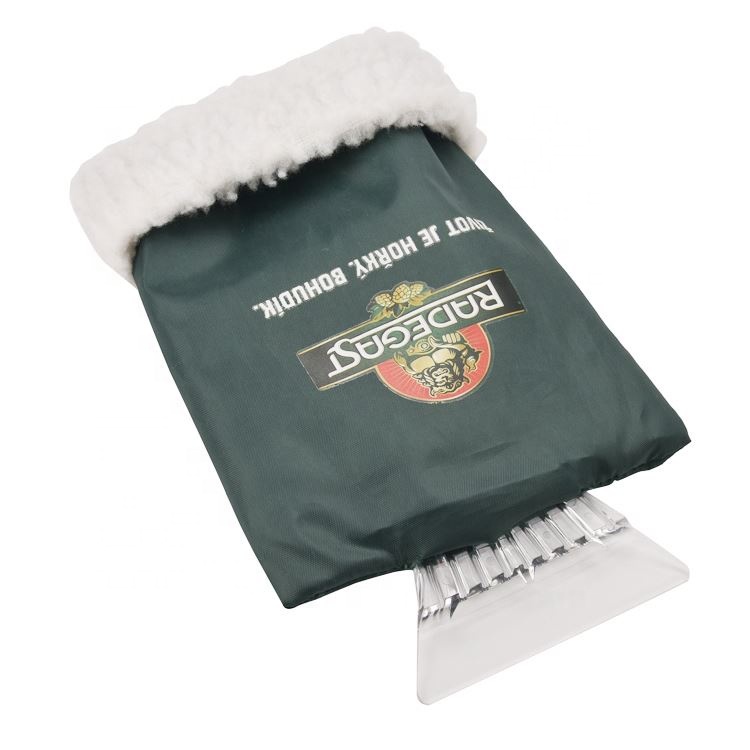 Glove Auto eiskratzer car snow Plastic Ice Scraper with Mitt