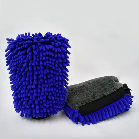 Premium Scratch-Free Microfiber Chenille Wash Mitt Cleaning Gloves Car Wash Mitt