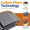 400GSM Carbon Microfiber Lint Free Streak Free Cleaning Cloth Reusable for Auto Detailing Drying Wash Mirror Kitchen Dish