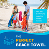 Striped Microfiber 100% Organic Cotton Gots Certificate Luxury Brand Custom Pure Linen Wearable Beach Towels