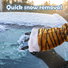 Custom Design Snow Remover Tool Waterproof Warming Snow Ice Scraper Glove for Car Window And Windshield