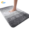 Luxury Soft Absorbent Bath Mat Soft Microfiber Shaggy Bath Rug Mat Colorful Non Slip Tpr Bottom Floor Mat