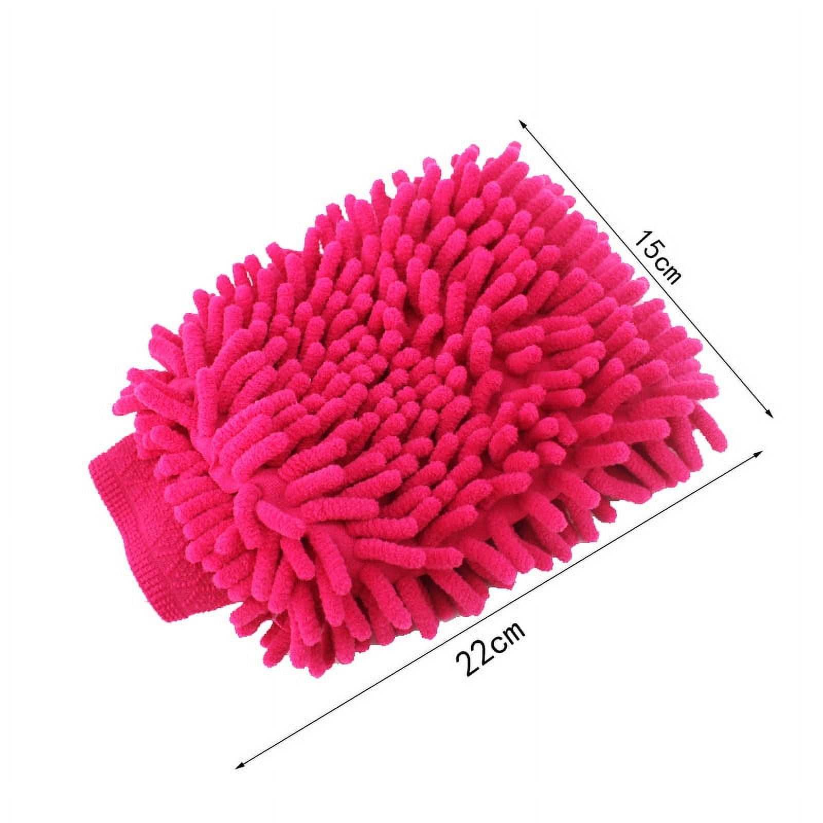 Microfiber Car Wash Glove Cleaning Chenille Glove Detailing Wash Microfiber Mitt Glove Car Wash Mitt Car Cleaning