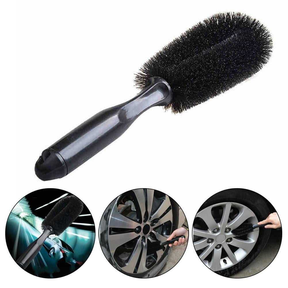 Universal Car Wheel Rims Tire Washing Handle Brush Auto Car Wheel Cleaning Brush for Cleaning Car Wheel