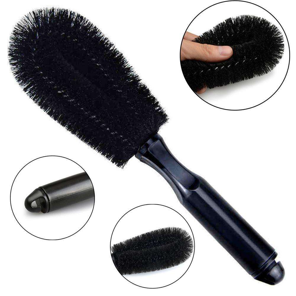 Universal Car Wheel Rims Tire Washing Handle Brush Auto Car Wheel Cleaning Brush for Cleaning Car Wheel