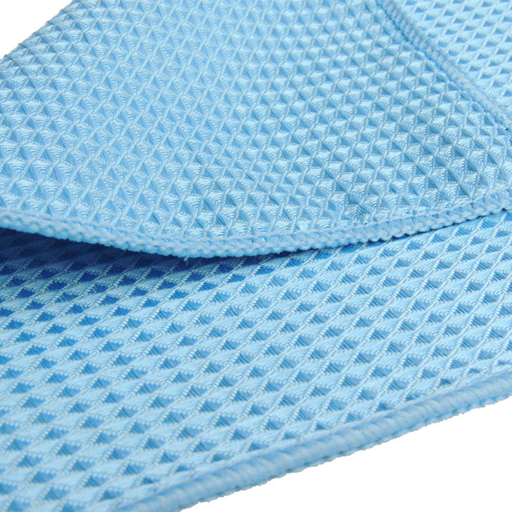 Premium Microfiber Waffle Tea Towels Quick Dry Free Lint Car Kitchen Cleaning Cloth Towel