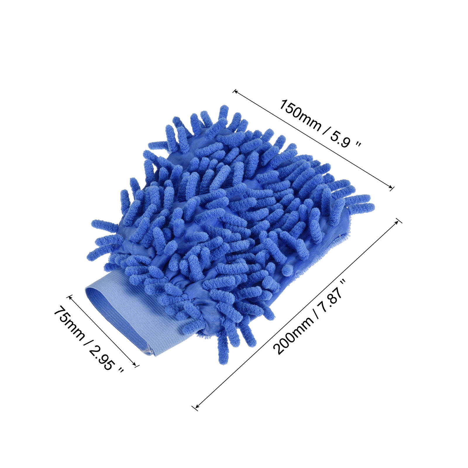 Waterproof Car Wash Microfiber Chenille Gloves Thick Car Cleaning Mitt Wax Detailing Brush for Auto Care