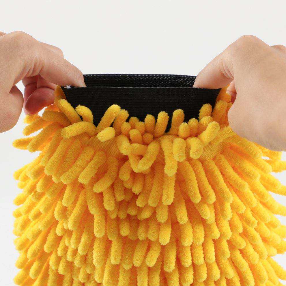 Microfiber Car Wash Custom Microfibre Mitt Car Washing Mitt Chenille Mitts