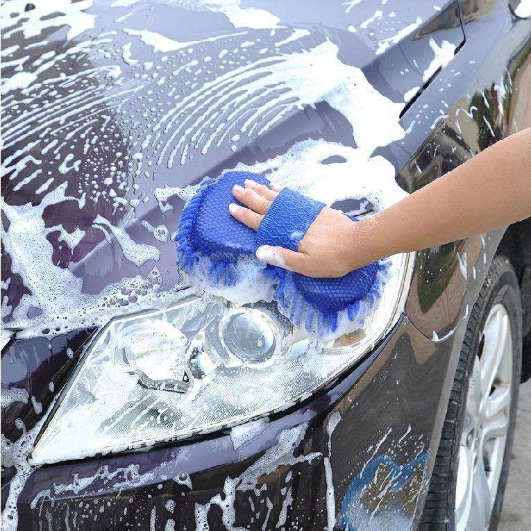 Premium Soft Car Cleaning Sponge Colorful Chenille Microfiber Car Wash Sponge
