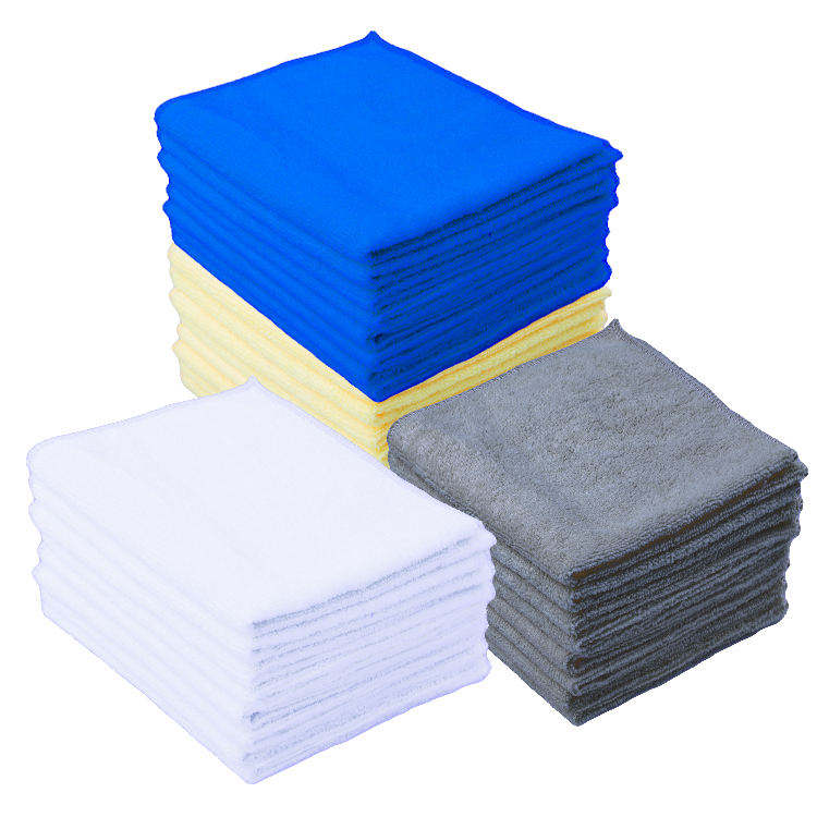 Coral Fleece Microfiber Cleaning Cloth Car Washing Towel Natural Cut Edge Towel Soft Absorbent Household Cleaning Towel