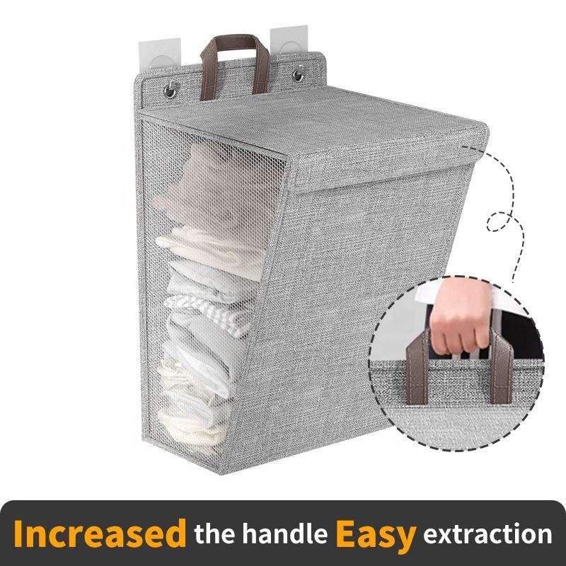 Multi functional Hanging Laundry Basket Clothes Hamper Toy Gadgets Organizer Storage Bags
