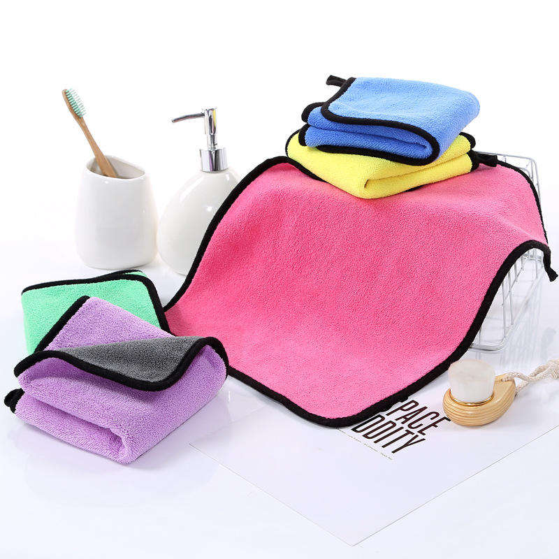 Factory Price Eco-Friendly Microfiber Car Cleaning Microfiber Towels 30*30cm Towels Car 500 Gsm Towel Car Wash