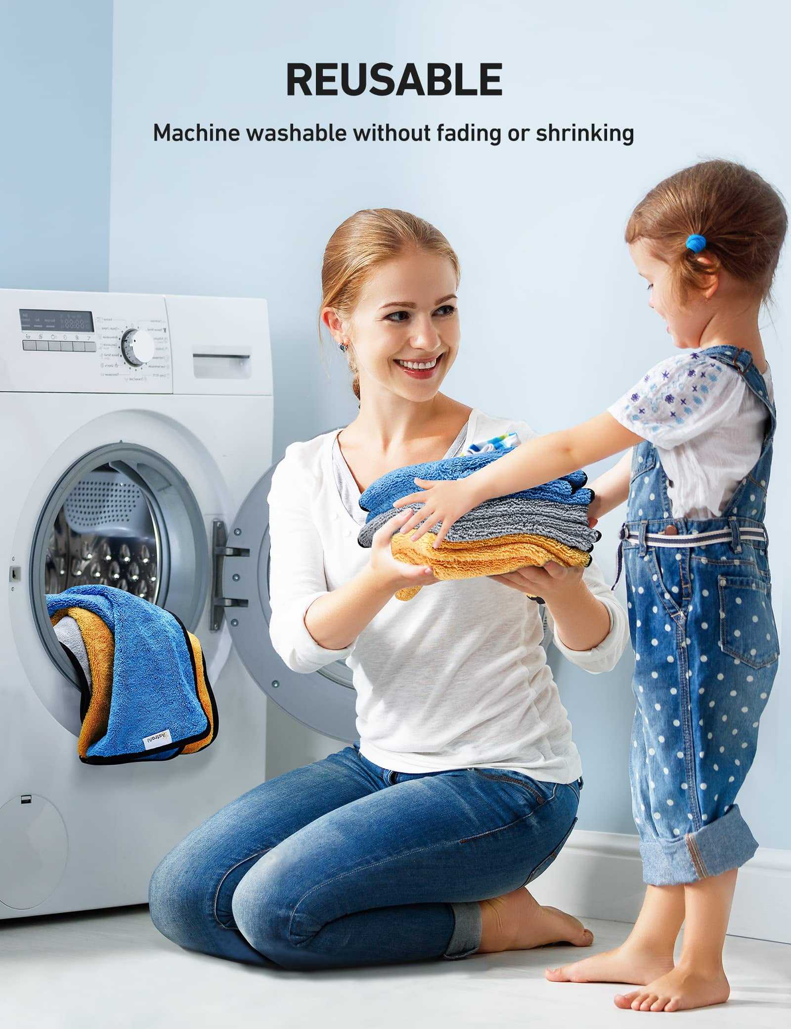 New Long and Short Pile Auto Detailing Polishing Buffing Cleaning Cloth 40*40CM Microfiber Car Wash Towel