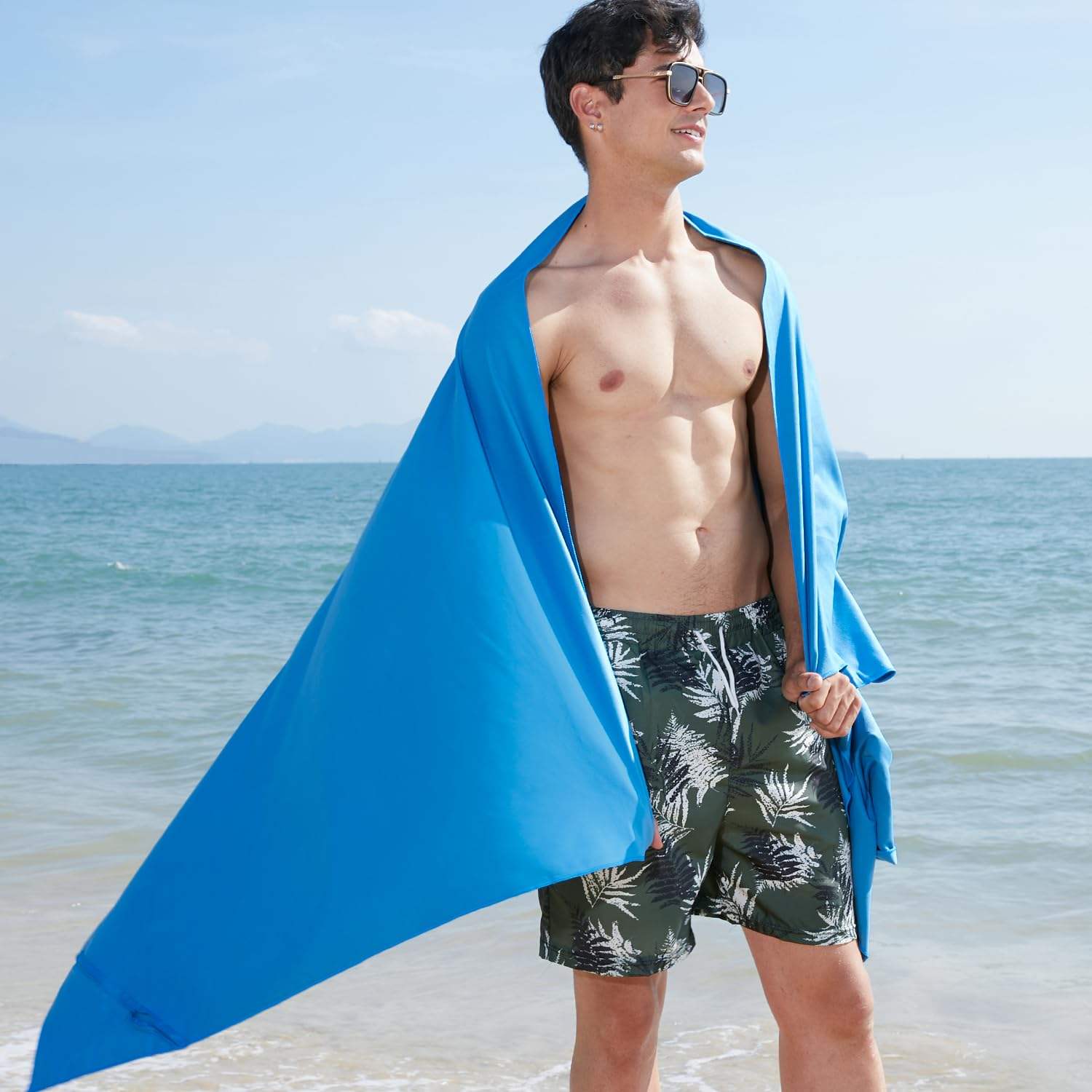 Sport With Towels Custom Print Microfiber Hoodie Cooling Sport Pocket Gym Waffle Microfiber Luxury Hotel for Sports Towel