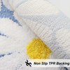 Promotional High Quality Fashionable Design Non-Slip Super Absorbent Washable Decoration Bath Mats