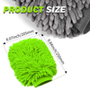 Chenille Car Wash Mitt Super Soft Car Microfiber Cleaning Detailing Wash Mitts Gloves for Car Detailing Auto