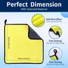 Reusable Quick Dry Car Wash Towel 600gsm Polishing Cleaning Car Cloth Ultra Absorbent Car Microfiber Towel