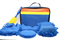 Hot-Sell Multi-Funtional microfiber car care cleaning Washing Tool Kit set with bucket