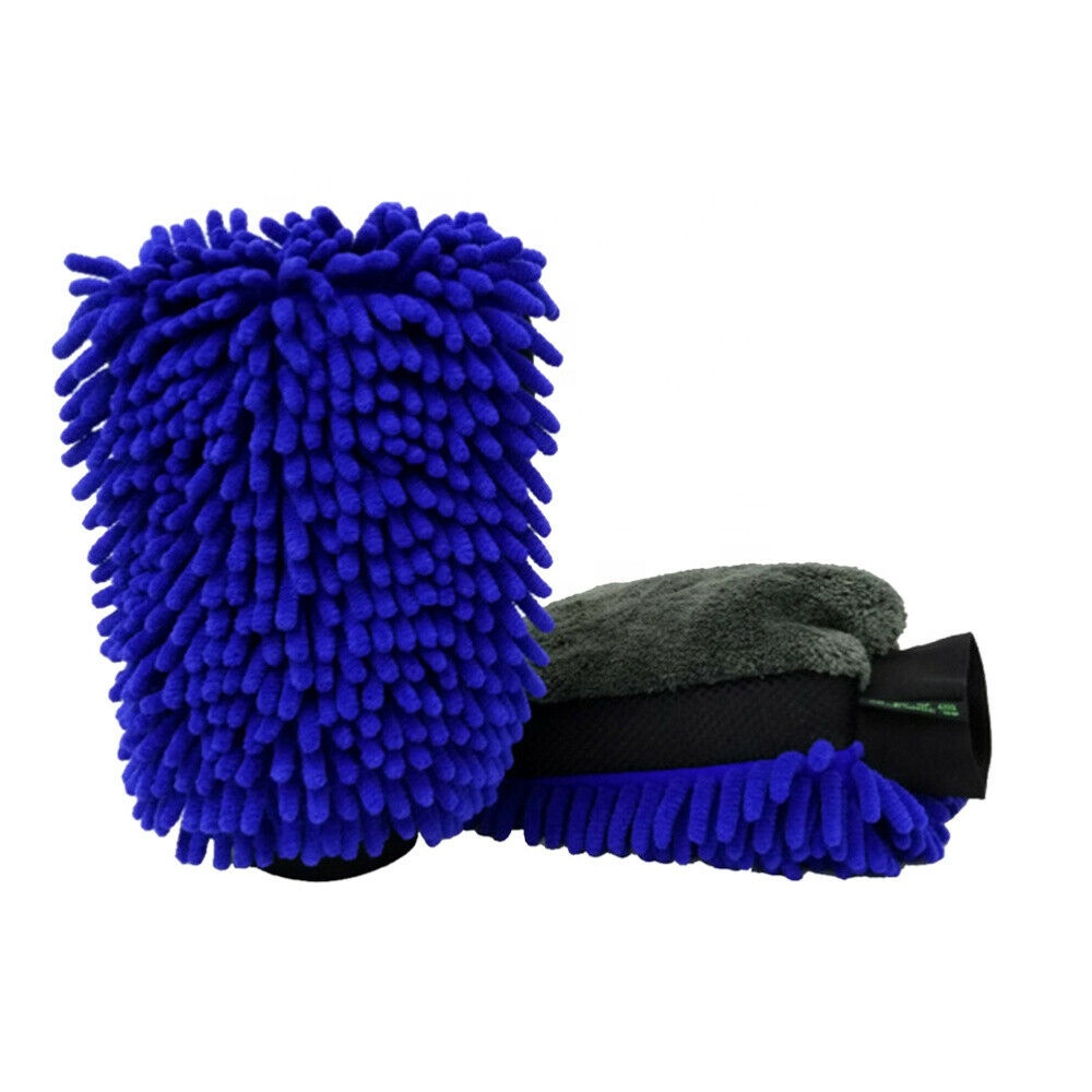 microfiber guante de lavodo chenille waschhands chuh auto glove car wash cleaning mitt
