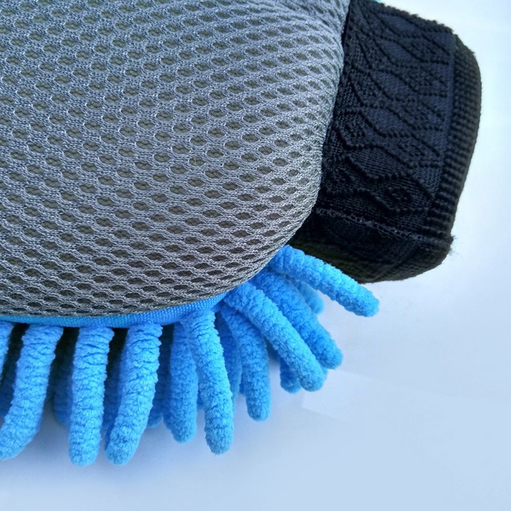 double side chenille microfiber wool premium scratch-free Car wash glove cleaning mitt