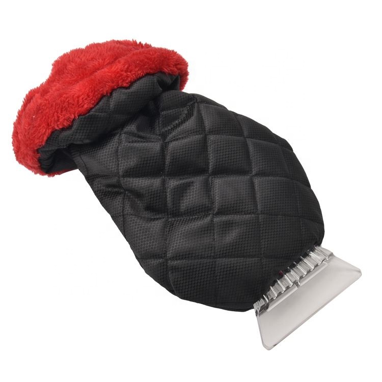 Auto With For Cleaning Car Windshield Gloves Glove Plastic Ice Scraper Mitt