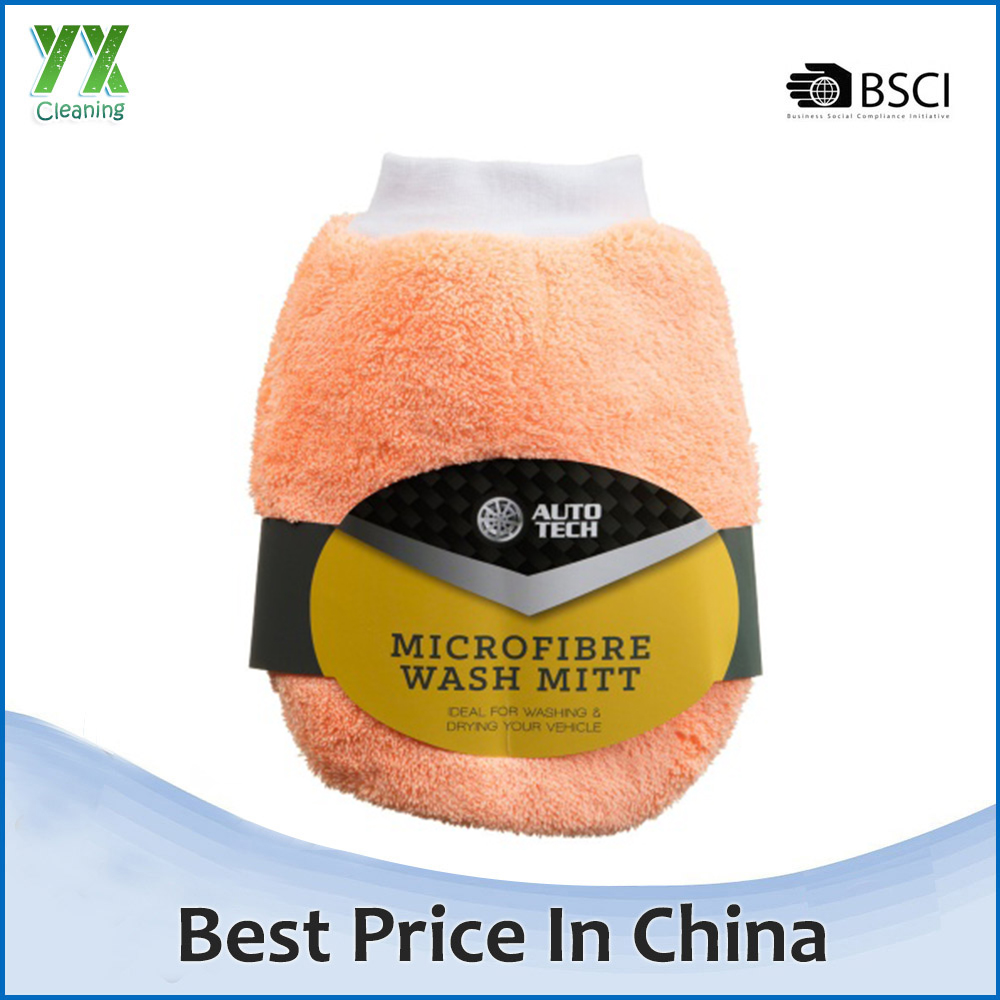 Microfiber Car Cleaning Set with Tire Brush mitt sponge towel