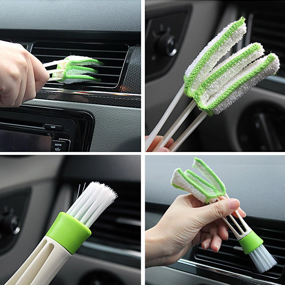 7 in 1 Car wash detailing cleaning kit set with fabric bag sponge towel brush