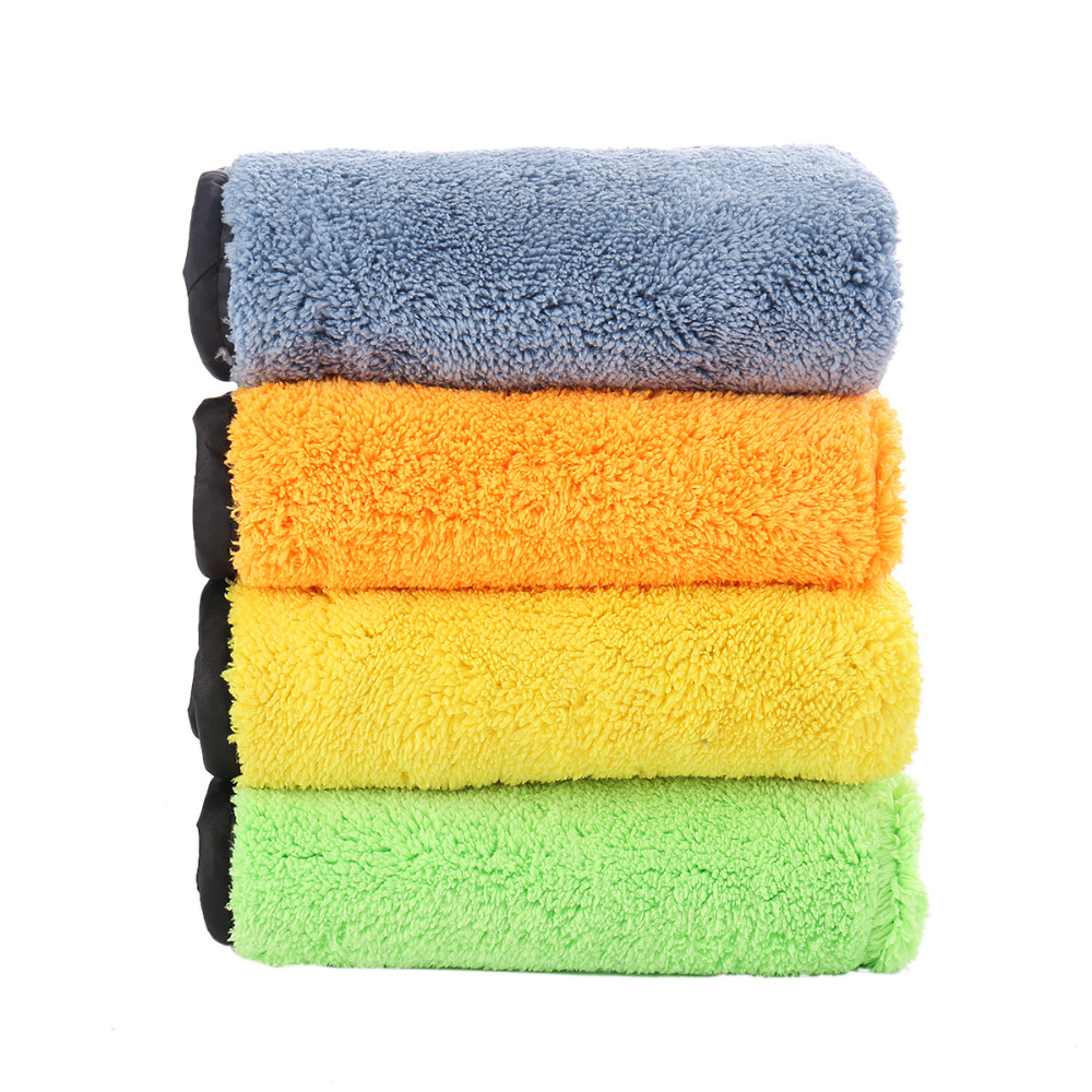 High Quality Extra Soft 45*38CM Car Wash Microfiber towel Microfiber Drying Towel
