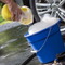 Factory directly washing sponge pads soft microfiber car wax applicator pad