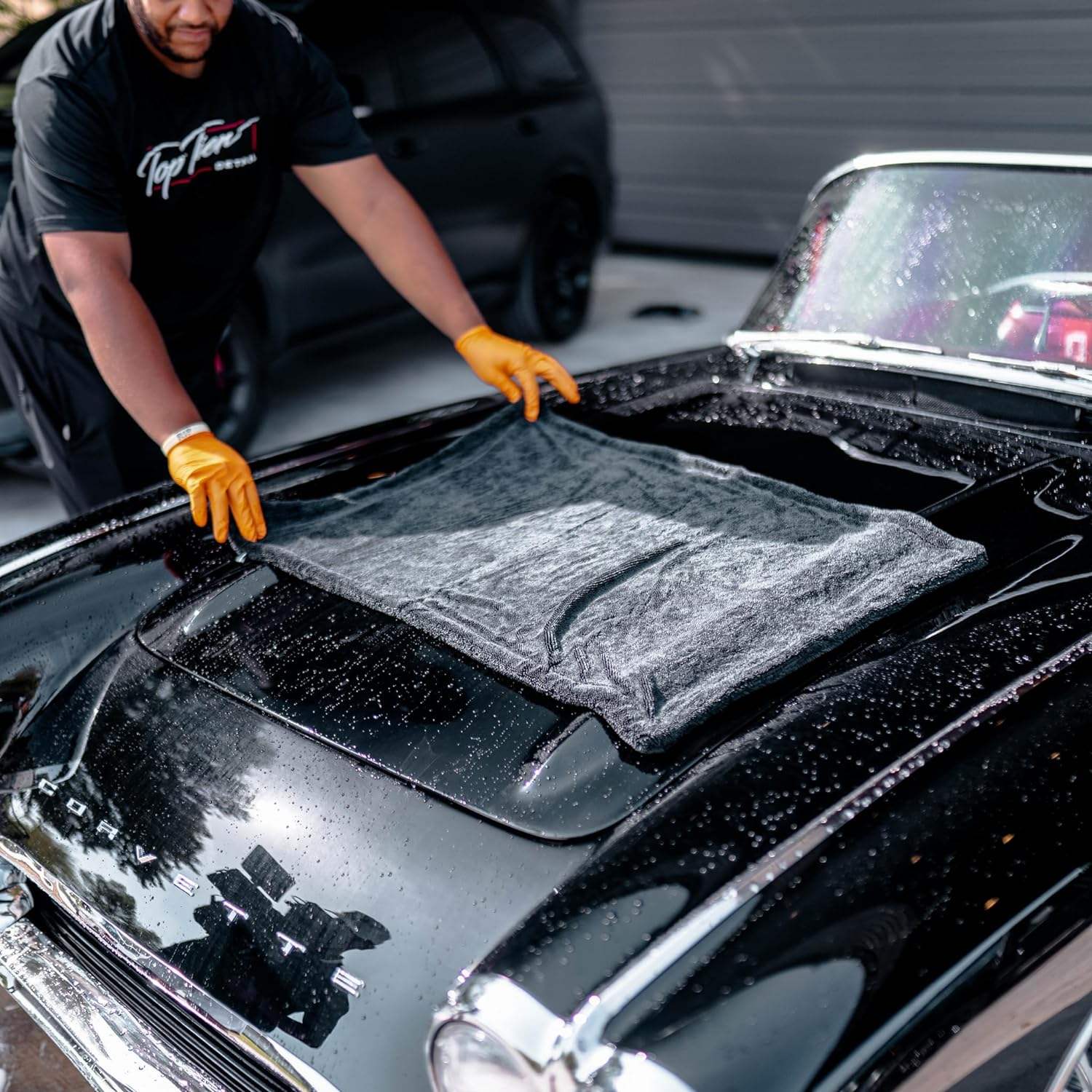 Car Care Polishing Wash Towels Plush Microfiber Glass Cleaner Towel Car Towel Car Dry