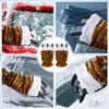 Custom Design Snow Remover Tool Waterproof Warming Snow Ice Scraper Glove for Car Window And Windshield