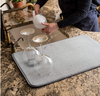 Soft Tender Microfiber dish drying mat Strong Water Absorbent Kitchen Mat