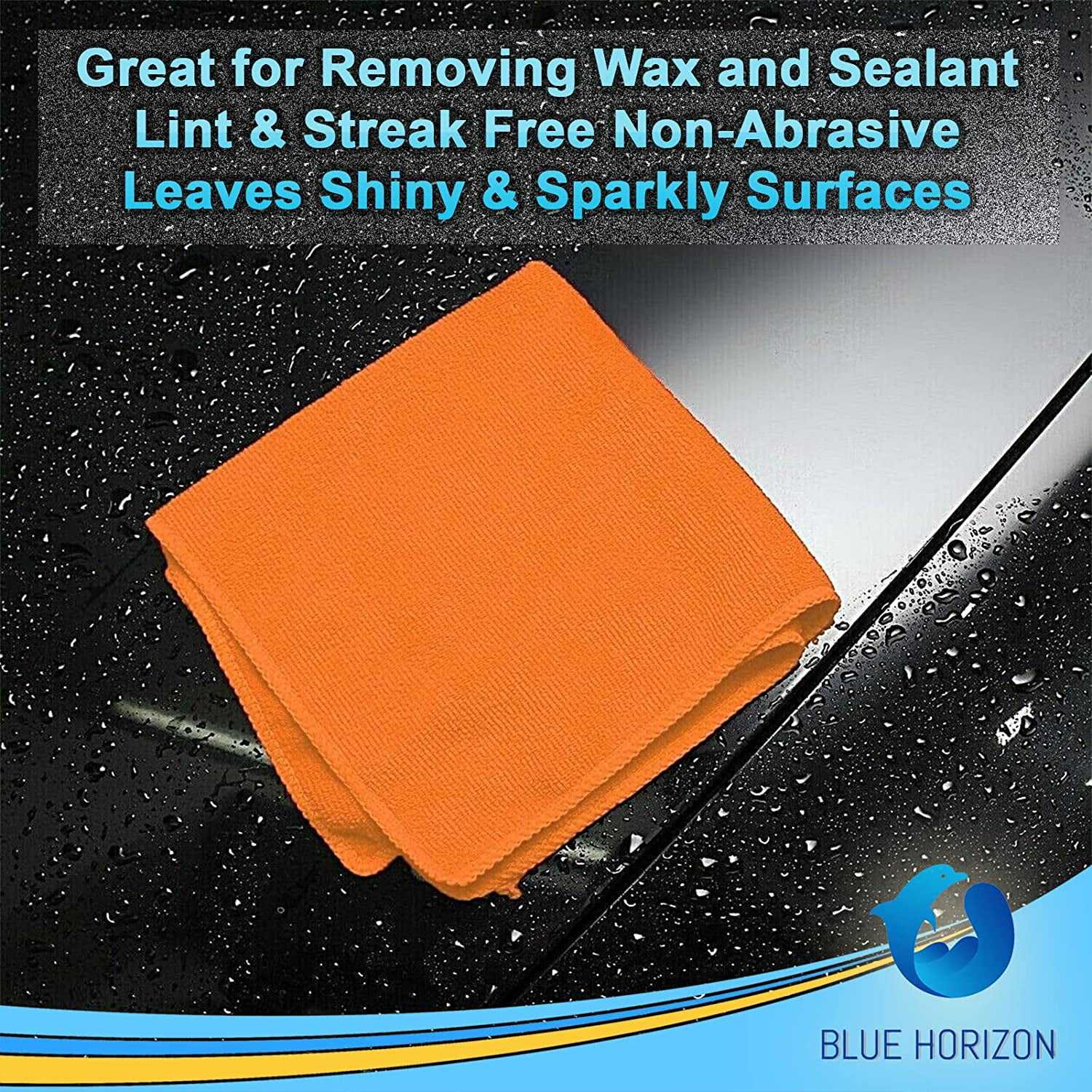 Custom Microfiber Quick-Dry Cleaning Cloth Knitted Technique Absorbent Window Cleaning Towel for Home and Car Use