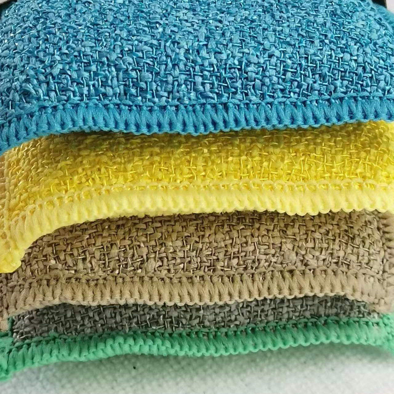 Sponge Clean Eco Material Scouring Pad Dish Kitchen Cleaning Microfiber Clean Cloth