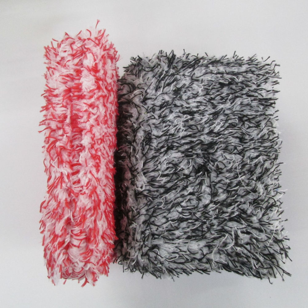 High Water Absorption Chromatic Plush Car Cleaning Sponge Car Applicator Sponge