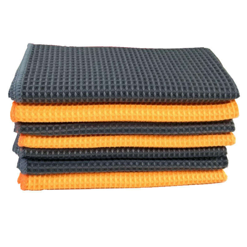 Waffle Weave Microfiber Towels for Cars Microfiber Car Drying Towel Absorbent Drying Towels Cleaning Cloth for Home