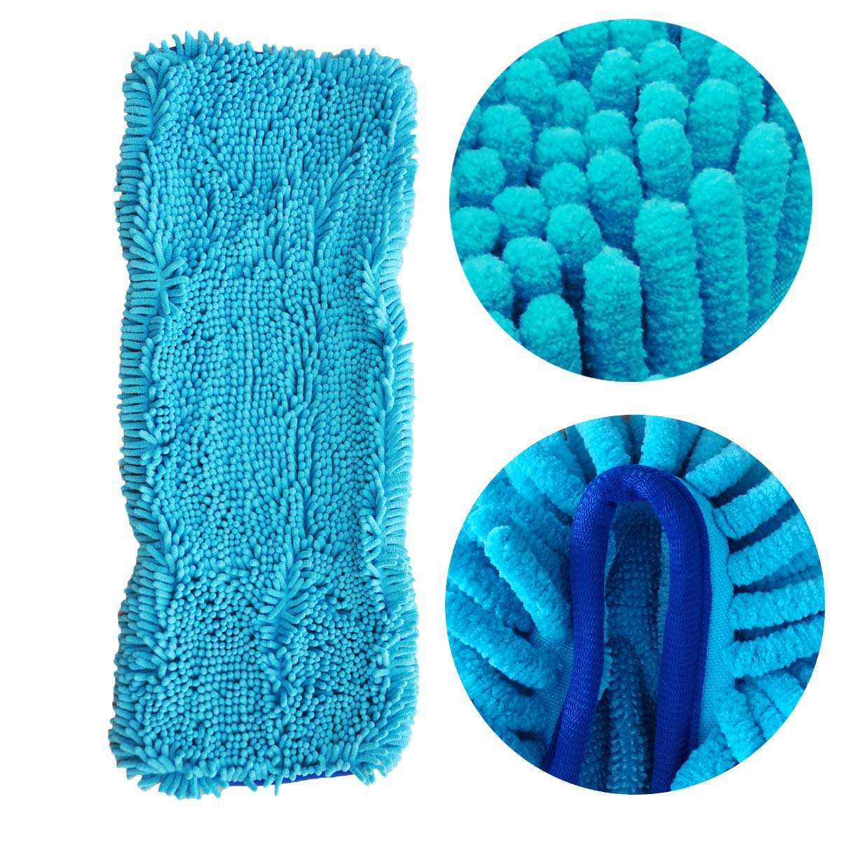 Dog Towel Ultra Soft Microfiber Chenille Dog Pet Bath Dry Towel Hand Pockets Super Absorbent Quick Drying Pet Towel