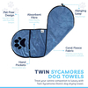 Custom Microfiber Pet Hair Cleaning Pet Dog Bath Fast Drying Super Absorbent Pet Dog Cat Bath Robe Towel