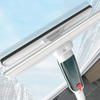 Long Handle Double Use Spray Window Squeegee Microfiber Rubber Glass Spray Window Wiper Squeegee