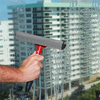 2 in 1 Window Cleaner Tool with Blade Rubber and Sponge Car Windshield Shower Squeegee for Glass Doors Window Squeegee