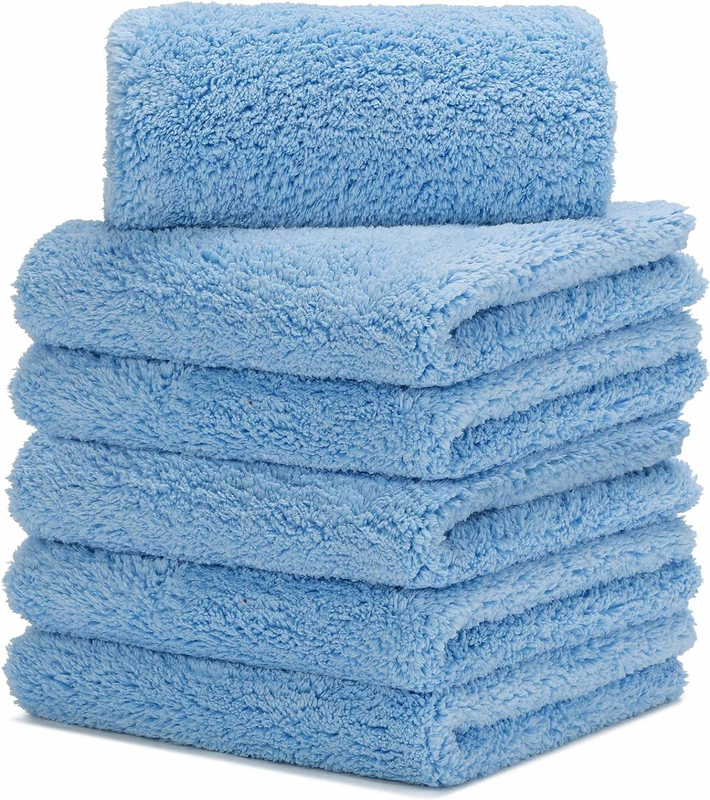 Car Drying Wash Detailing Buffing Polishing Towel with Plush Edgeless Microfiber Cleaning Cloth