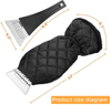 Snow Remover Tool Waterproof Warming Snow Ice Scraper Glove For Car Window and Windshield