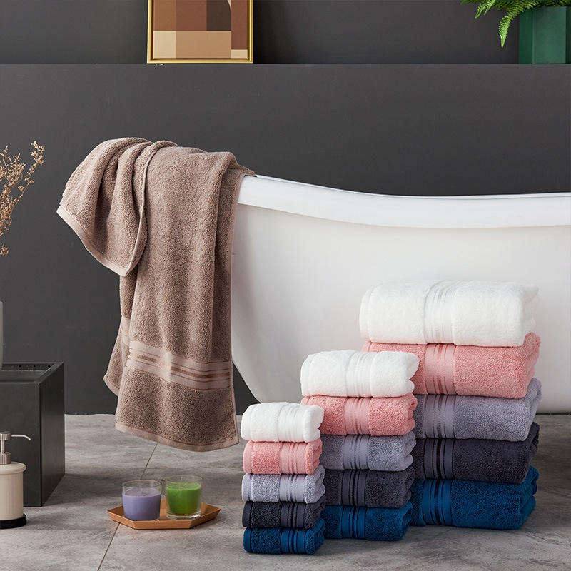 Water Absorption High Quality Extra Large 100% Combed Cotton Hotel Bath Sheets Towel Sets